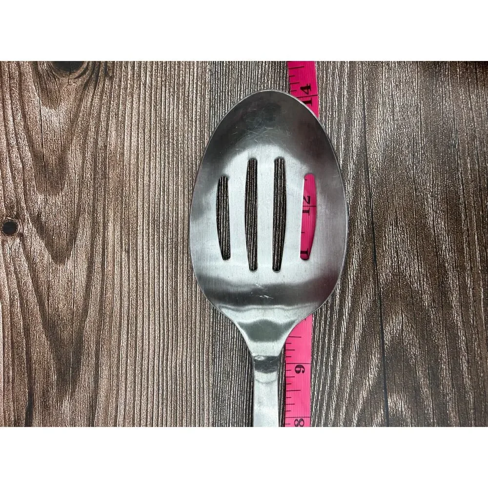 OXO Steel Slotted Spoon Stainless Steel 14” Serving Kitchen Utensil